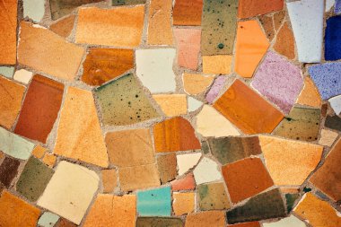 Soyut renkli mozaik arkaplan