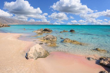 Elafonisi beach, Crete, Yunanistan