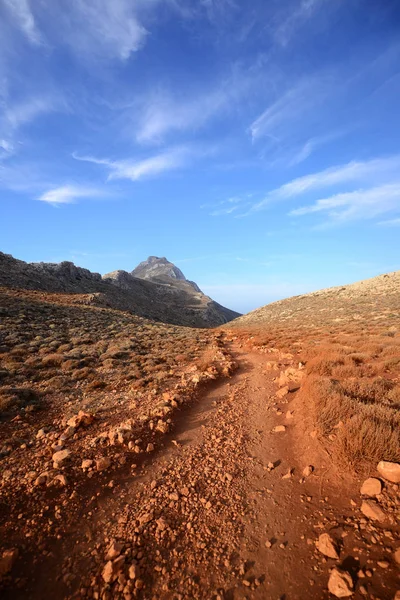 Piękny Krajobraz Gór Crete Grecja — Zdjęcie stockowe