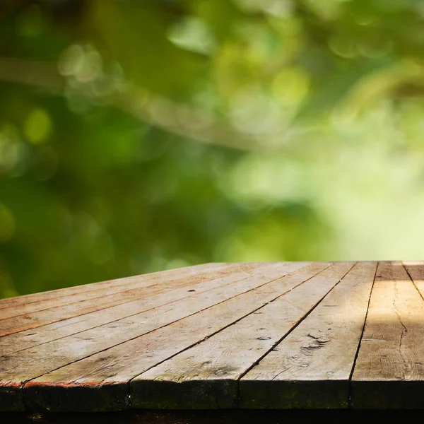 Empty Table Display Montages — Stock Photo, Image