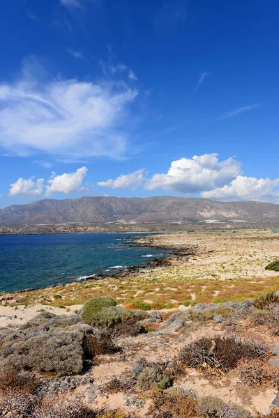 Piękne Wybrzeże Morza Śródziemnego Krajobraz Skaliste Wybrzeże — Zdjęcie stockowe