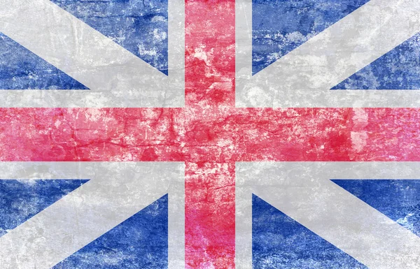 Grunge Reino Unido Bandeira Fundo — Fotografia de Stock