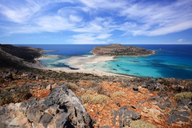 güzel Balos lagün Crete, Yunanistan