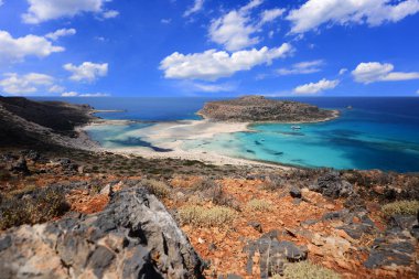 güzel Balos lagün Crete, Yunanistan