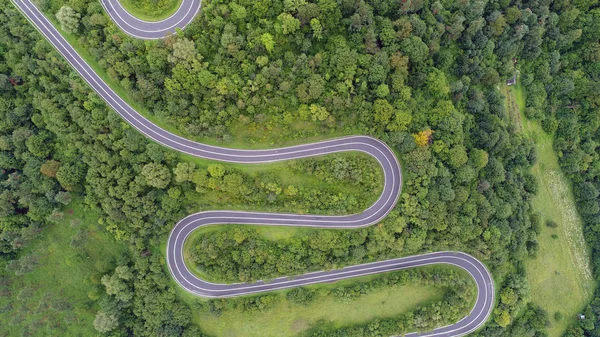 güzel hava yatay, virajlı yol