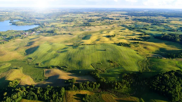 Aerial View Masuria District Poland — Stock Photo, Image