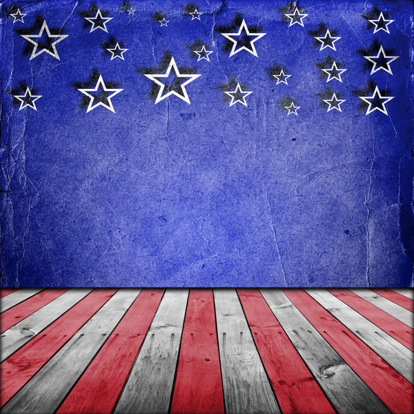 Tom Tabell Färgad Med Usa Flagga Stil — Stockfoto