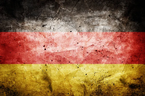 Dark Grunge Duitsland Vlag Achtergrond — Stockfoto