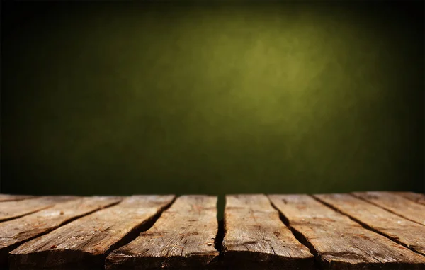 Пустой Деревянный Стол Абстрактном Фоне — стоковое фото