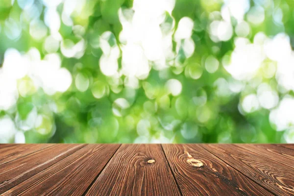 Empty Wooden Table Display Montages — Stock Photo, Image