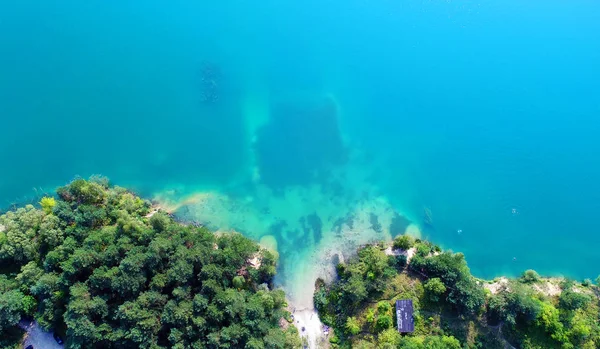 Aerial Landskap Medelhavet Med Turkost Vatten — Stockfoto