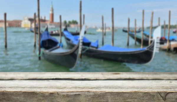 Tavolo Legno Vuoto Sfondo — Foto Stock