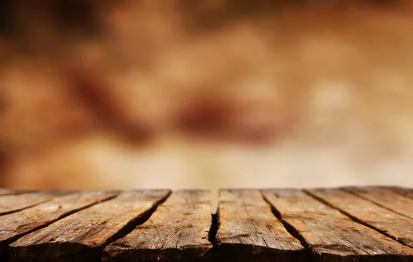 Tom Träbord Med Abstrakt Bakgrund — Stockfoto