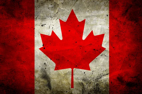 Vlajka Kanada Jako Pozadí — Stock fotografie
