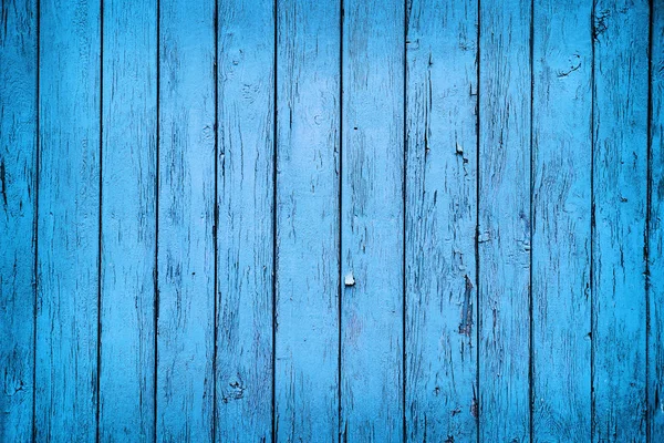 Modrá Dřevěná Prkna Pozadí — Stock fotografie