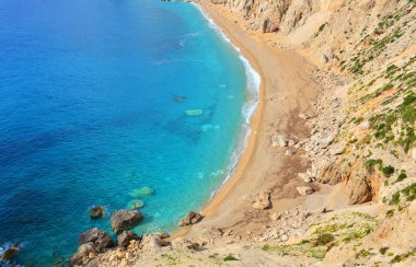 Platia Ammos beach Kefalonia, Yunanistan