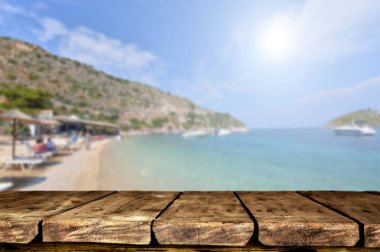 Eski ahşap masa arka plan