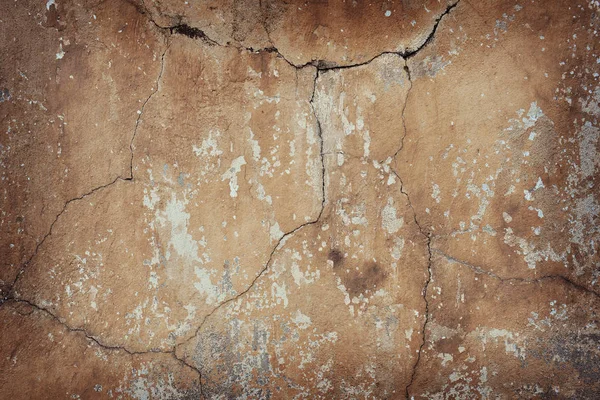 Textura Pared Agrietada Vieja Primer Plano —  Fotos de Stock