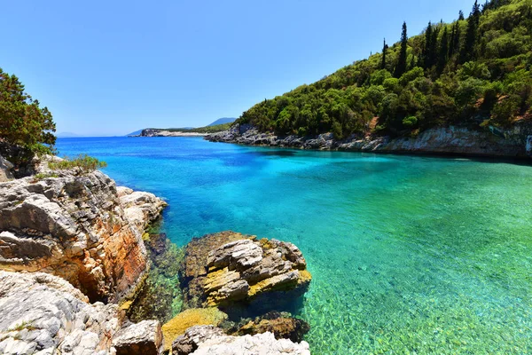 Medelhavet Sommarlandskap Grekland — Stockfoto