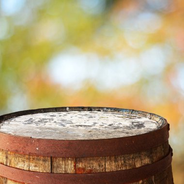 Varil üstünde için arka plan olarak montages görüntüle