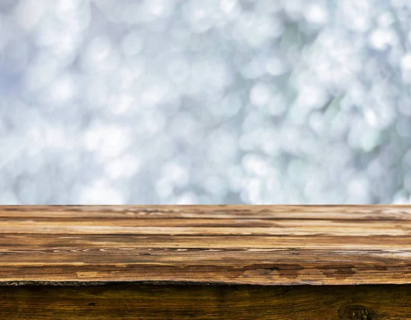 Prázdné Pozadí Dřevěné Tabulky — Stock fotografie