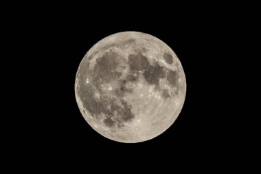 gece gökyüzünde derin uzayda moon ile