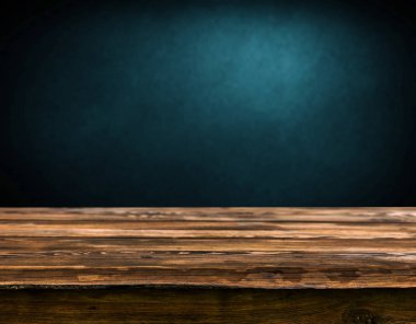 Empty woden table background clipart