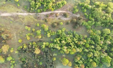 Uçak üzerinden hava manzara