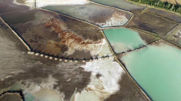 Paisagem Aérea Bonita Com Lago Drone Fotos De Bancos De Imagens Sem Royalties