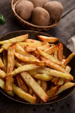 lezzetli ev yapımı patates kızartması