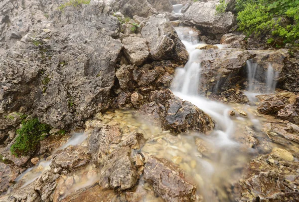Beautiful Small Waterfall Mountains Close View — Stock Photo, Image