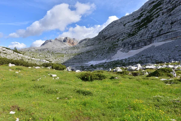 Prachtige Landschap Van Italiaanse Alpen Zonnige Dag — Stockfoto