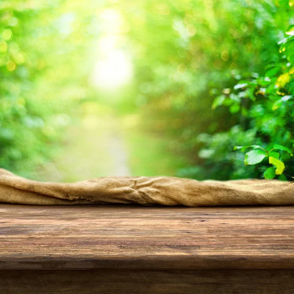 Empty Table Display Montages — Stock Photo, Image