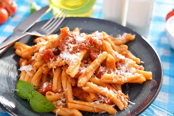 Pâtes Italiennes Sauce Tomate — Photo