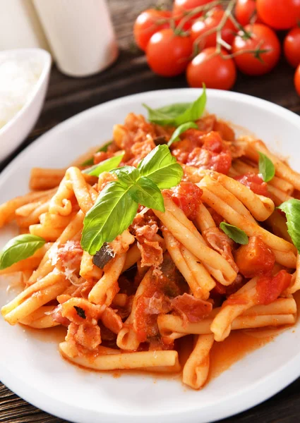 Italian Style Pasta Tomato Sauce — Stock Photo, Image