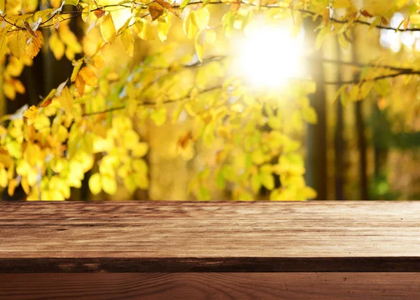 Empty Wooden Table Background — Stock Photo, Image