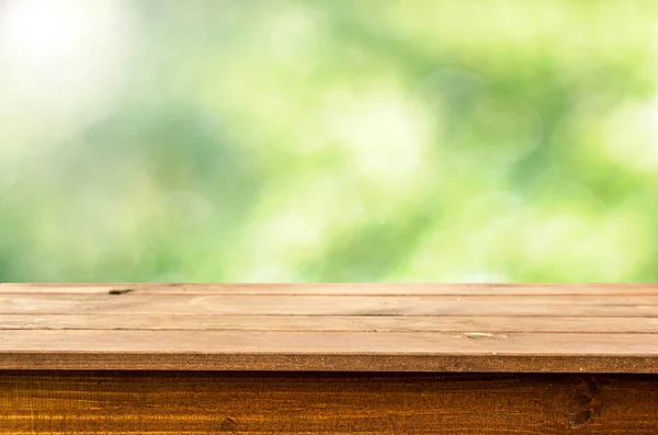 Empty Wooden Table Background — Stock Photo, Image