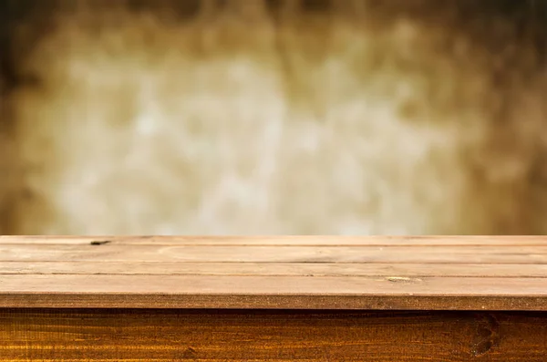 Empty wooden table background