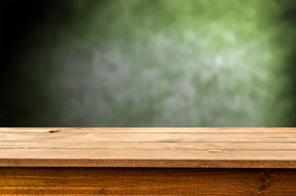 Empty wooden table background