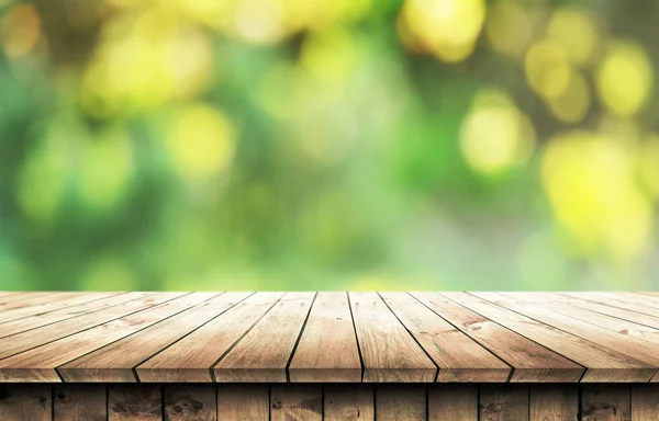 Empty wooden table background