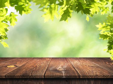 boş tahta masa arkaplanı