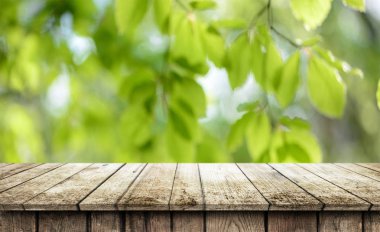 boş tahta masa arkaplanı