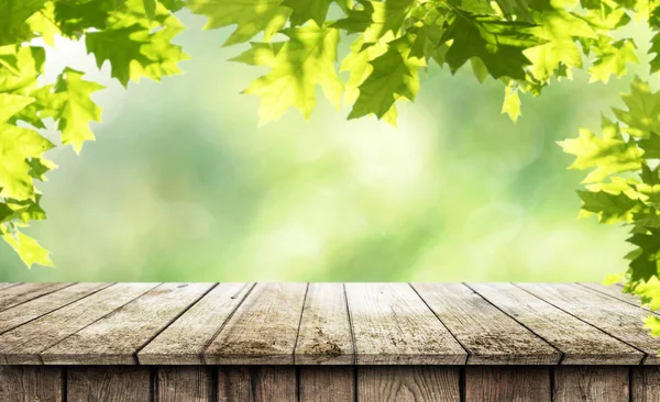 Empty Wooden Table Background — Stock Photo, Image