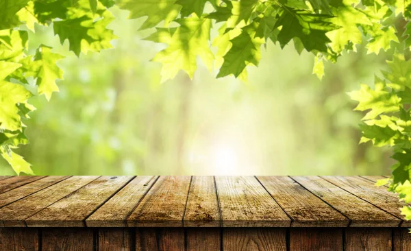 Empty Wooden Table Background — Stock Photo, Image