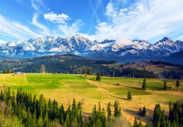 Πολωνικές Βουνά Τοπίο Tatry — Φωτογραφία Αρχείου