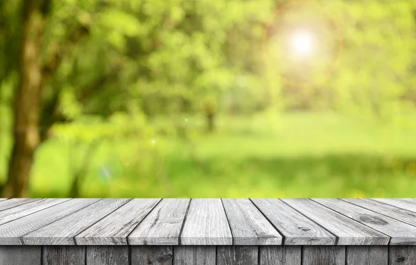 Empty wooden table background