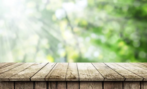 Fond de table en bois vide — Photo