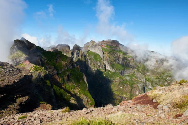 Landscape of Madeira island mountains — Stock Photo, Image