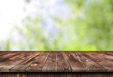 boş tahta masa arkaplanı