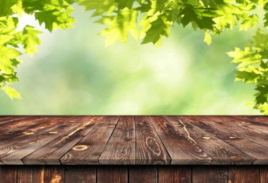 boş tahta masa arkaplanı